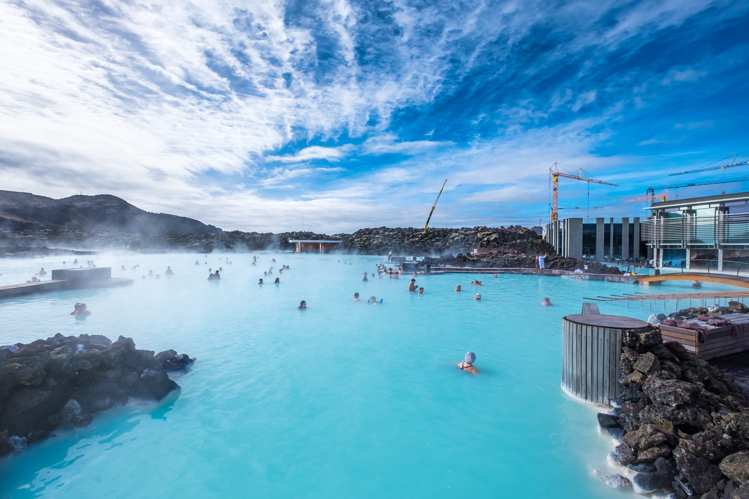 Vista panorámica a la Laguna Azul de Islandia - Aguas termales de Islandia – Cuáles son y dónde están